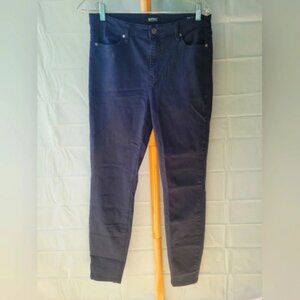 Buffalo David Bitton Havana Navy Blue Soft Stretch Skinny Highrise Size 10